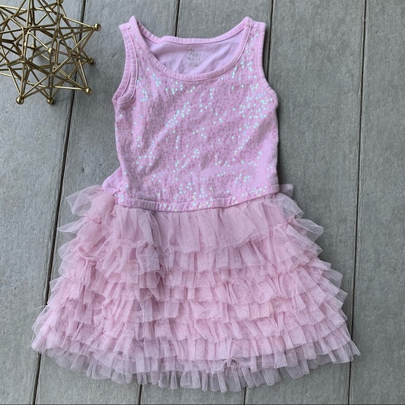 The Children’s Place Pink sequined tutu dress 4T